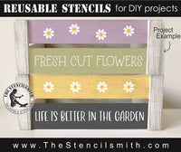 8940 Garden Phrase Collection stencil - The Stencilsmith
