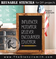 8999 Influencer Motivator stencil - The Stencilsmith