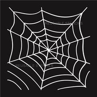9105 spider web stencil - The Stencilsmith