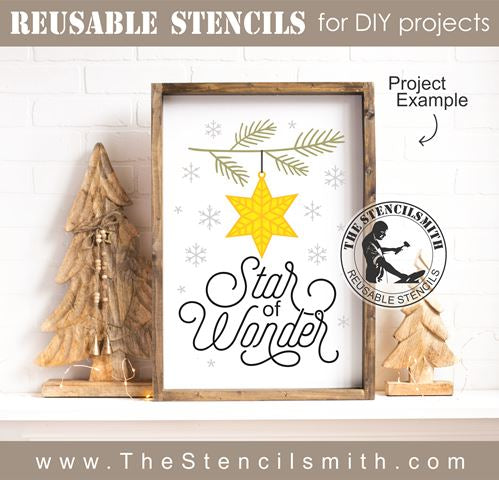 9162 star of wonder stencil - The Stencilsmith