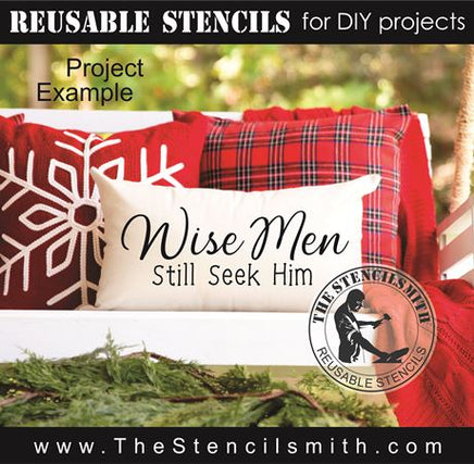 9188 Wise Men Still Seek Him stencil - The Stencilsmith