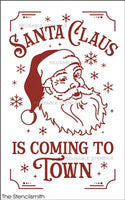 9192 Santa Claus is Coming to Town stencil - The Stencilsmith