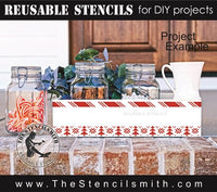 9203 Christmas borders stencil - The Stencilsmith