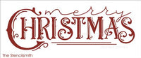 9214 Merry Christmas stencil - The Stencilsmith