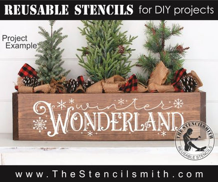 9226 Winter Wonderland stencil - The Stencilsmith