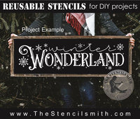 9226 Winter Wonderland stencil - The Stencilsmith