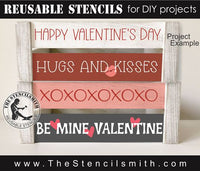 9277 Valentine Phrase Collection stencil - The Stencilsmith