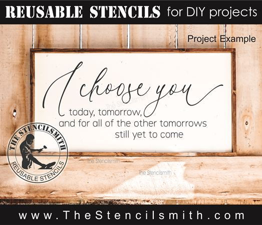 9293 I choose you stencil - The Stencilsmith
