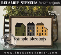 9299 simple blessings stencil - The Stencilsmith