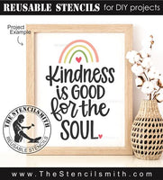 9323 kindness is good for stencil - The Stencilsmith