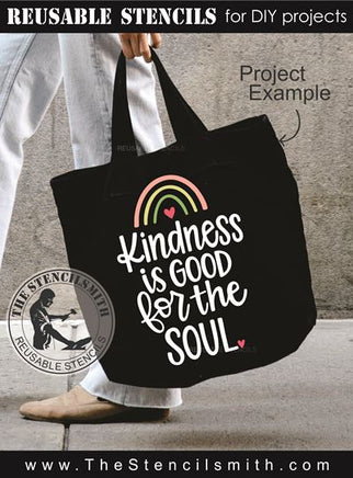 9323 kindness is good for stencil - The Stencilsmith