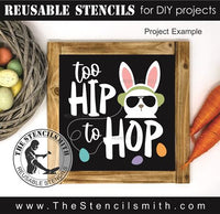 9341 too hip to hop stencil - The Stencilsmith