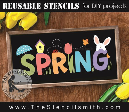 9340 SPRING stencil - The Stencilsmith