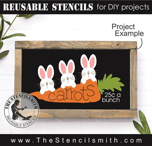 9355 carrots stencil - The Stencilsmith