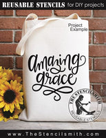 9413 amazing grace stencil - The Stencilsmith