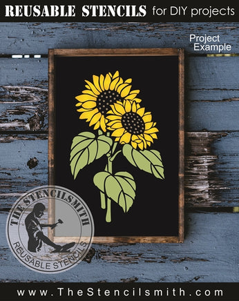 9440 sunflower stencils - The Stencilsmith
