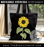 9440 sunflower stencils - The Stencilsmith