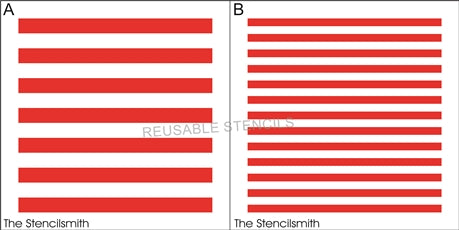 9442 Stripes Pattern Stencils - The Stencilsmith