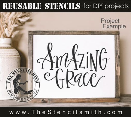 9477 Amazing Grace Stencil - The Stencilsmith