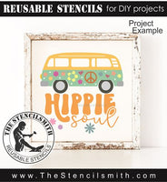 9482 Hippie Soul van stencil - The Stencilsmith