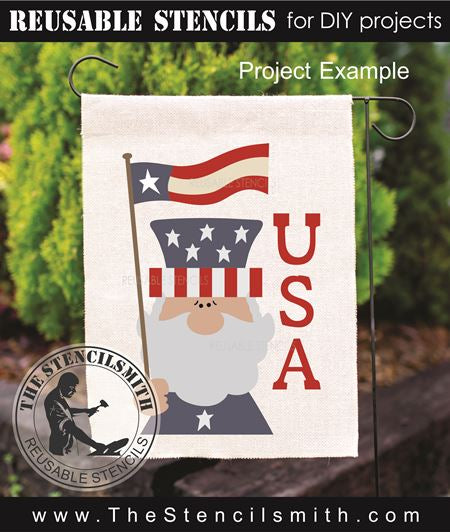 9497 USA Uncle Sam stencil - The Stencilsmith