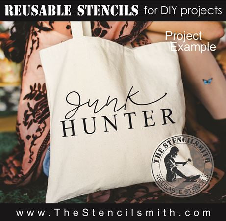 9500 Junk Hunter Stencil - The Stencilsmith