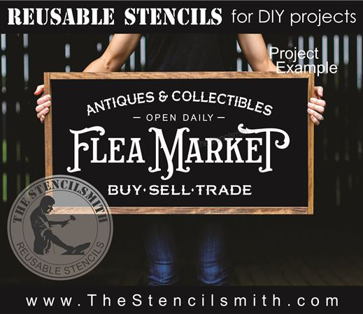 9504 Flea Market Stencil - The Stencilsmith