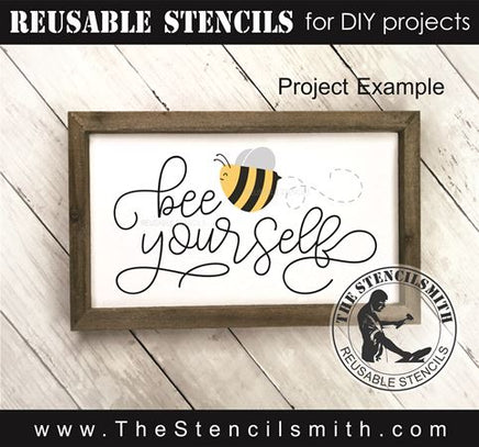 9508 bee yourself stencil - The Stencilsmith