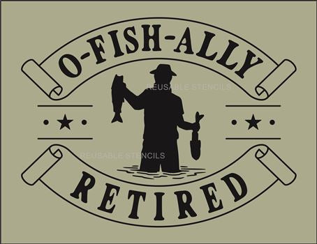 9523 O-fish-ally Retired - The Stencilsmith