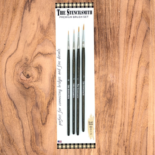 Detail Paint Brushes 4-pack - The Stencilsmith