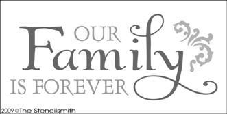 1001 - Our Family is Forever - The Stencilsmith