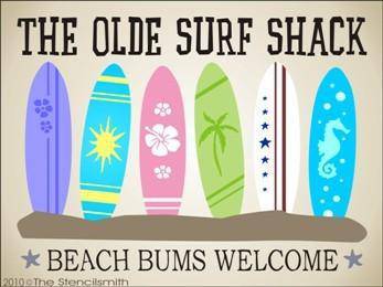 1107 - The Olde Surf Shack - The Stencilsmith