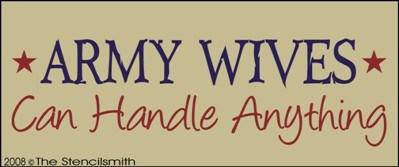 ARMY WIVES Can Handle Anything - The Stencilsmith