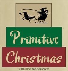 113 Primitive Christmas BLOCK Stencils