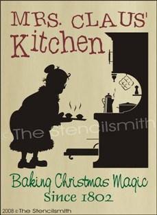 156 - Mrs Claus' Kitchen - The Stencilsmith