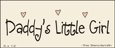 Daddy's Little Girl stencil