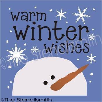 1855 - Warm Winter Wishes - The Stencilsmith
