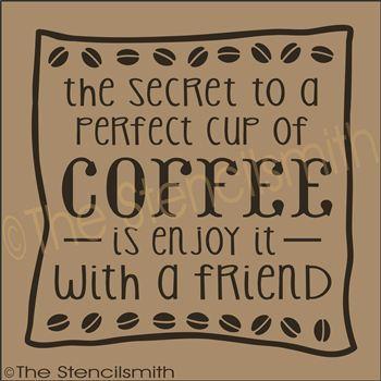 2135 - The secret to a perfect cup of coffee - The Stencilsmith