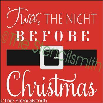2211 - Twas the night before Christmas - The Stencilsmith