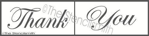 2274 - Thank You stencil