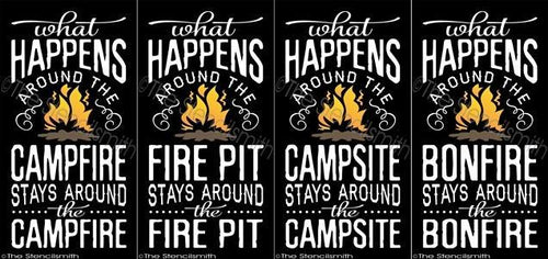 2357 - What happens around the campfire - The Stencilsmith