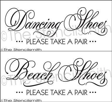 2371 - Dancing Shoes please take a pair - The Stencilsmith