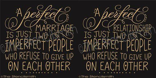 2431 - a perfect marriage - The Stencilsmith
