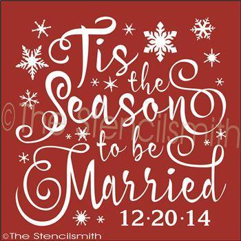 2448 - Tis the Season to be Married - The Stencilsmith