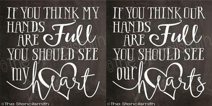 2564 - If you think my hands are full - The Stencilsmith