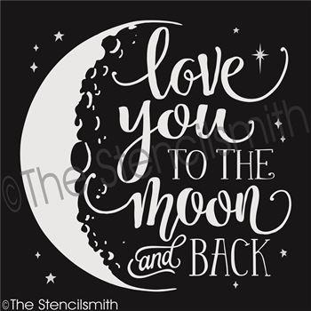 2660 - Love you to the moon and back - The Stencilsmith