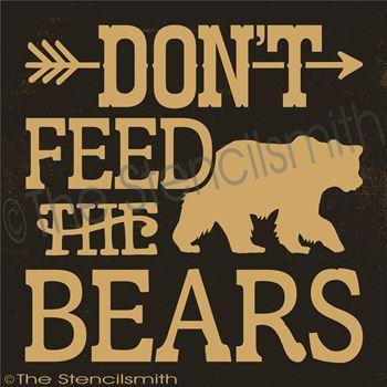 2680 - Don't Feed the Bears - The Stencilsmith