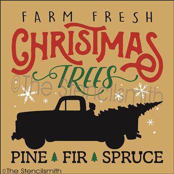 2933 - Farm Fresh Christmas Trees - The Stencilsmith