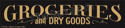 3063 - GROCERIES and dry goods - The Stencilsmith