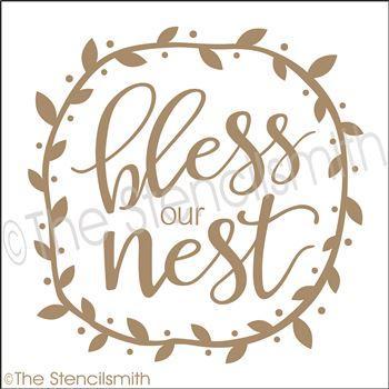 3070 - Bless our Nest - The Stencilsmith
